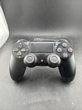 OEM Sony PS4 DualShock 4 Wireless Controller Jet Black CUH-ZCT2U TESTED